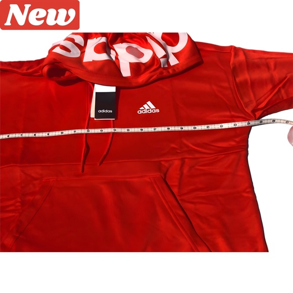 🚨EXPIRES🔜🆕 adidas New A Graphic Hoodie orange size large - Picture 6 of 14